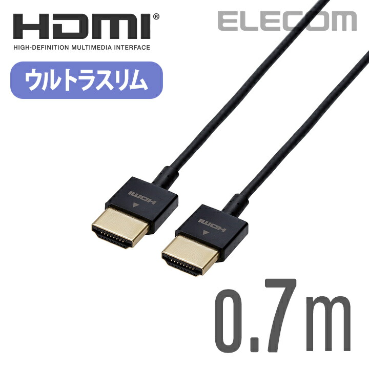 ハイスピードHDMI(R)ケーブル(ウルトラスリム)